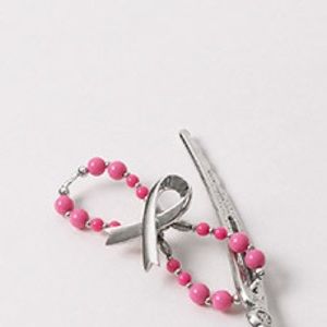 Lilla Rose Left Hand Awareness Ribbon Clip Sz MD